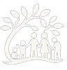 Icon of a tree, chair, and laptop, representing In-Person & Online Care | Morina Counseling